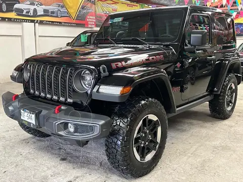 Jeep Wrangler Rubicon usado (2022) color Negro financiado en mensualidades(enganche $221,737 mensualidades desde $24,174)