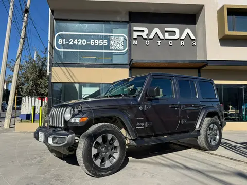 Jeep Wrangler Rubicon 4x4 3.6L Aut usado (2021) color Negro precio $740,999