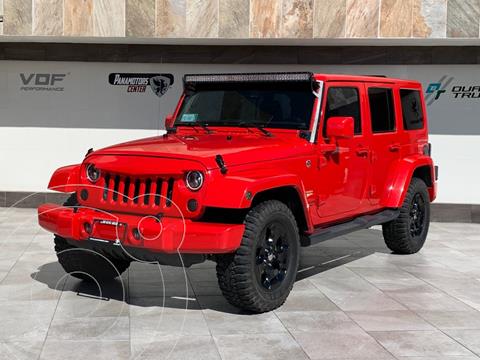 Jeep Wrangler Sahara 4x4 3.6L Aut usado (2015) color Rojo precio $645,000