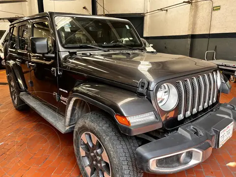 Jeep Wrangler Rubicon 4x4 3.6L Aut usado (2021) color Granito precio $789,000