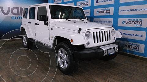 Jeep Wrangler Unlimited Sahara 4x4 3.6L Aut usado (2014) color Blanco precio $560,000