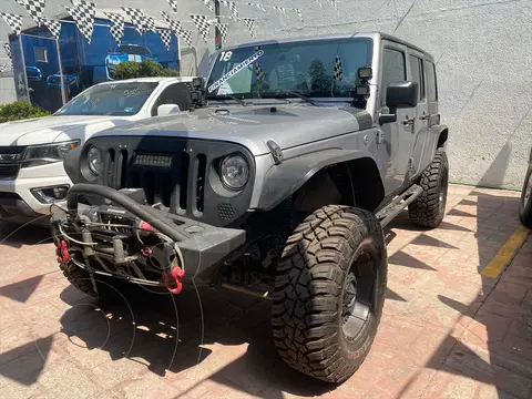 Jeep Wrangler JK Rubicon 4x4 3.6L Aut usado (2018) color Plata precio $739,000