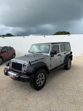 Jeep Wrangler Rubicon 4x4 3.6L Aut usado (2013) color Plata precio $385,000