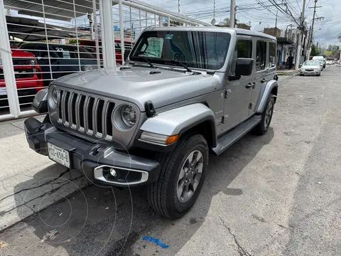 Jeep Wrangler JK Sahara 4x4 3.6L Aut usado (2019) color Plata Martillado precio $744,900