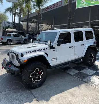 Jeep Wrangler Rubicon usado (2022) color Blanco financiado en mensualidades(enganche $294,750 mensualidades desde $24,934)