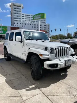 Jeep Wrangler JK Sahara 4x4 3.6L Aut usado (2019) color Blanco precio $780,000