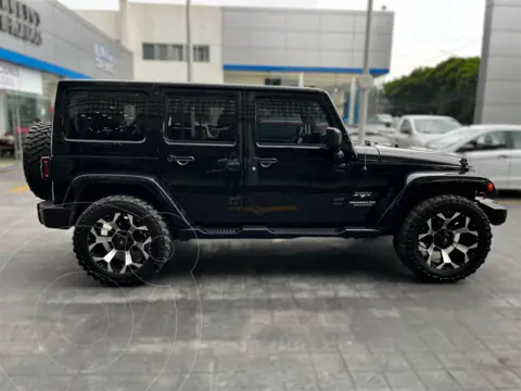 Jeep Wrangler Sahara 4x4 3.6L Aut usado (2017) color Negro precio $510,000