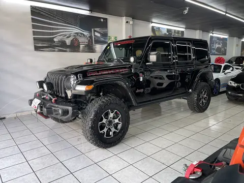 Jeep Wrangler Rubicon 4x4 3.6L Aut usado (2021) color Negro precio $969,000