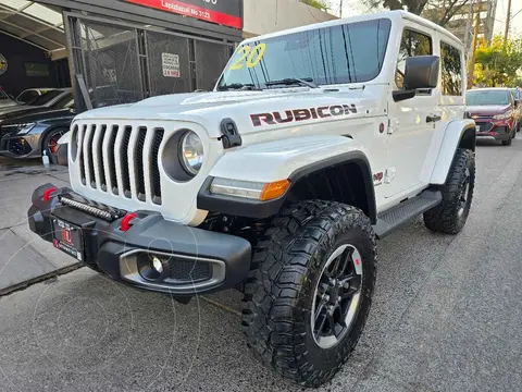 Jeep Wrangler JK Rubicon 4x4 3.6L Aut usado (2020) color Blanco financiado en mensualidades(enganche $247,618 mensualidades desde $15,394)