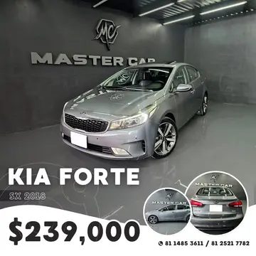 Kia Forte Sedan SX Aut usado (2018) color Gris Oscuro precio $239,000
