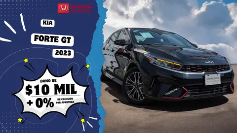 Kia Forte Sedan 1.6L GT Aut usado (2023) color Negro precio $429,000