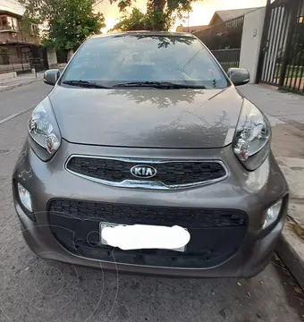 Kia Morning EX 1.2L 2AB usado (2017) color Gris precio $7.600.000