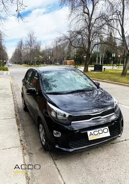 Kia Morning 1.2L EX Full usado (2018) color Negro precio $6.980.000