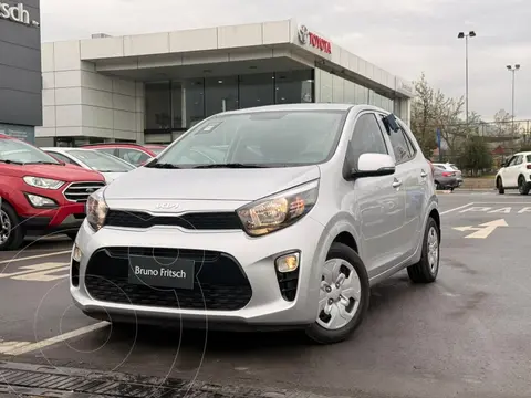 Kia Morning 1.2L EX Full usado (2021) color Plata financiado en cuotas(pie $1.850.000)