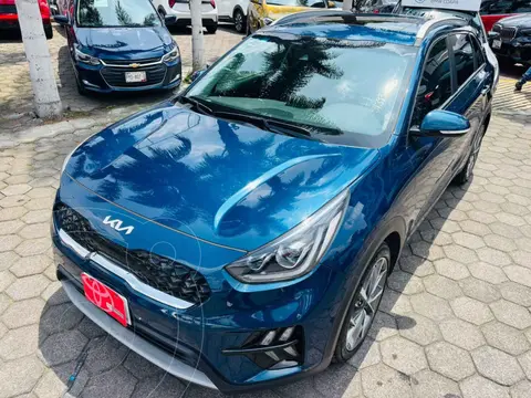 Kia Niro 1.6L EX usado (2022) color Azul financiado en mensualidades(enganche $99,169 mensualidades desde $8,808)