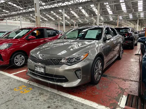 Kia Optima 2.0L Turbo GDI SXL usado (2018) color Grafito financiado en mensualidades(enganche $105,000 mensualidades desde $9,000)