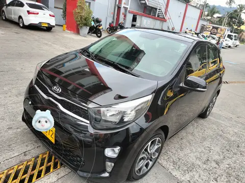 KIA Picanto 1.2L Full usado (2018) color Negro precio $44.700.000