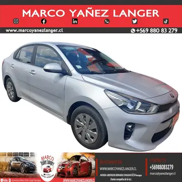 Kia Rio 4 C 1.4L EX CI Full usado (2021) color Plata precio $10.890.000