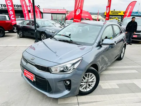 Kia Rio 5 1.4L EX CI Full Aut usado (2019) color Gris financiado en cuotas(pie $2.000.000)