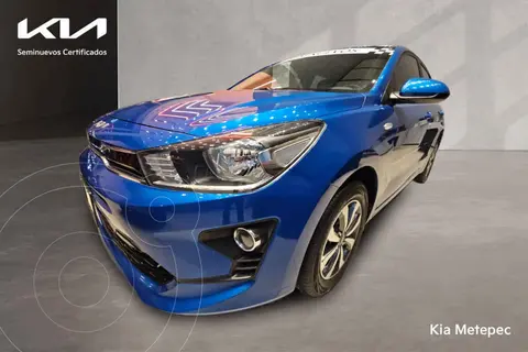 Kia Rio Hatchback LX Aut usado (2023) color Azul precio $299,000