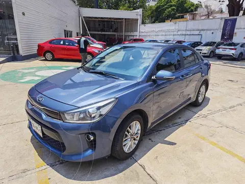 Kia Rio Sedan EX usado (2018) color Azul precio $229,000