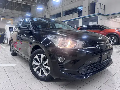 Kia Rio Sedan LX Aut usado (2023) color Negro financiado en mensualidades(enganche $112,818 mensualidades desde $4,847)