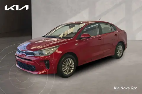 Kia Rio Sedan LX Aut usado (2019) color Rojo financiado en mensualidades(enganche $67,580 mensualidades desde $5,801)