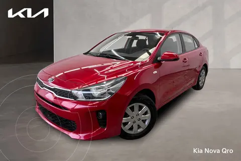 Kia Rio Sedan L Aut usado (2020) color Rojo financiado en mensualidades(enganche $59,678 mensualidades desde $5,123)