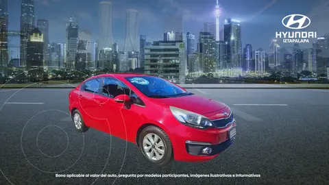 Kia Rio Sedan EX usado (2017) color Rojo precio $165,900