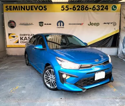 Kia Rio Sedan S Pack usado (2021) color Azul precio $269,700