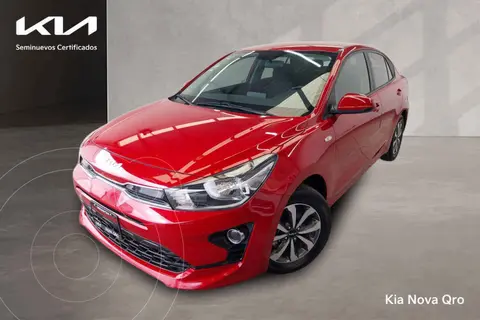 Kia Rio Sedan LX usado (2023) color Rojo financiado en mensualidades(enganche $77,662 mensualidades desde $6,667)
