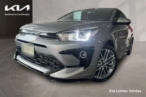 Kia Rio Sedan S Pack usado (2023) color Gris financiado en mensualidades(enganche $94,062 mensualidades desde $8,355)