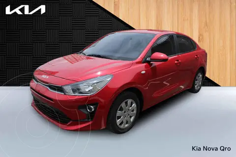 Kia Rio Sedan L  Aut usado (2022) color Rojo financiado en mensualidades(enganche $67,000 mensualidades desde $4,899)