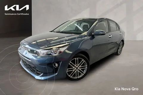 Kia Rio Sedan EX Aut usado (2023) color Azul financiado en mensualidades(enganche $92,105 mensualidades desde $7,907)