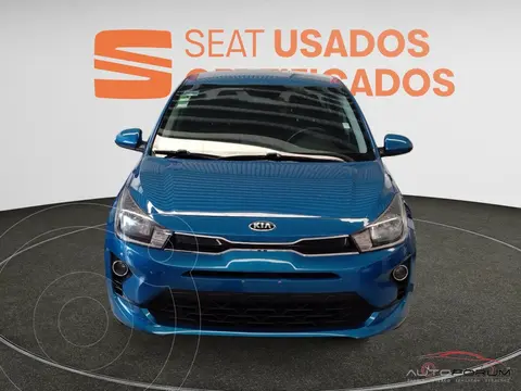 Kia Rio Sedan LX usado (2021) color SPORTY BLUE financiado en mensualidades(enganche $55,000 mensualidades desde $6,238)