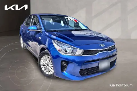 Kia Rio Sedan LX usado (2020) color Azul precio $208,000
