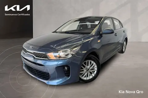 Kia Rio Sedan LX usado (2020) color Azul financiado en mensualidades(enganche $59,678 mensualidades desde $5,123)
