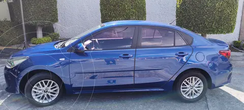 Kia Rio Sedan LX Aut usado (2019) color Azul precio $220,000