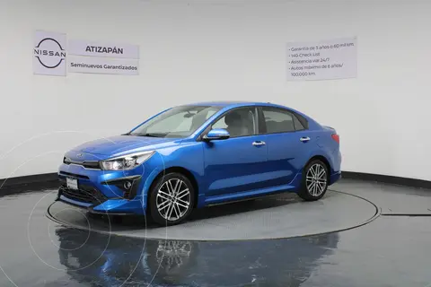 Kia Rio Sedan S Pack usado (2021) color Azul precio $260,000