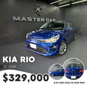 Kia Rio Sedan EX Aut usado (2023) color Azul precio $329,000