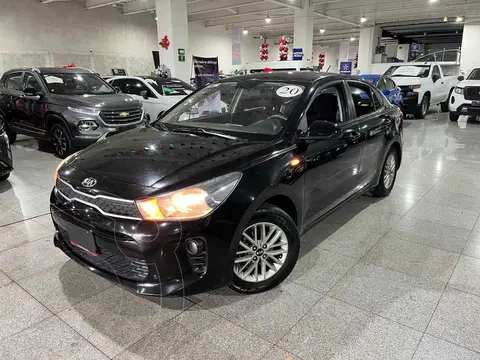 Kia Rio Sedan LX Aut usado (2020) color Negro financiado en mensualidades(enganche $58,560 mensualidades desde $4,480)