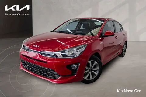 Kia Rio Sedan LX usado (2023) color Rojo financiado en mensualidades(enganche $77,662 mensualidades desde $6,667)