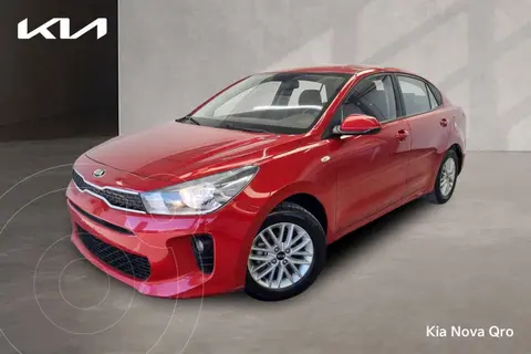 Kia Rio Sedan LX usado (2020) color Rojo financiado en mensualidades(enganche $67,852 mensualidades desde $5,825)