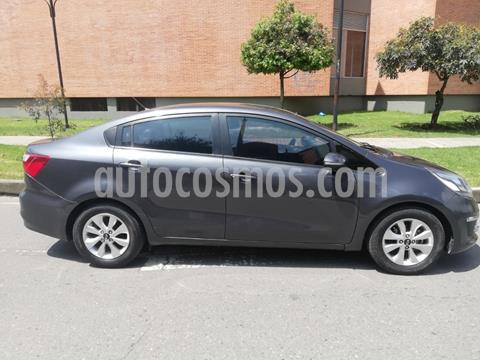 KIA Rio 1.4L Spice Full usado (2016) color Gris Oscuro precio $21.600.000