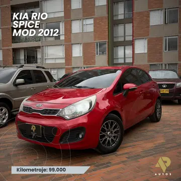 KIA Rio 1.4L Spice Full usado (2012) color Rojo precio $39.800.000
