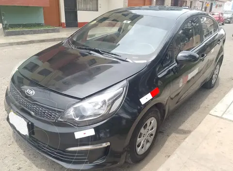KIA Rio 1.4L LX usado (2018) color Negro precio u$s8,800