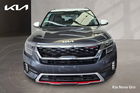 Kia Seltos GT Line usado (2022) color Gris financiado en mensualidades(enganche $110,362 mensualidades desde $9,474)