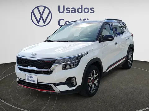 Kia Seltos GT Line usado (2021) color Blanco financiado en mensualidades(enganche $103,795 mensualidades desde $7,940)