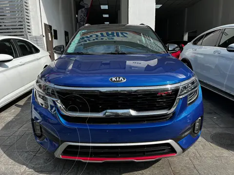 Kia Seltos GT Line Aut usado (2021) color Azul precio $419,900