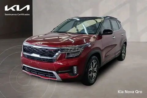 Kia Seltos GT Line usado (2023) color Rojo financiado en mensualidades(enganche $118,538 mensualidades desde $10,176)